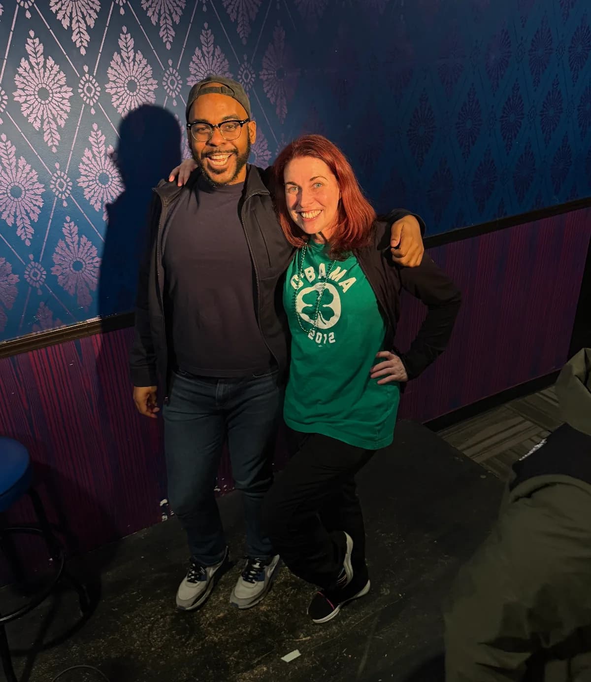 PJ Walker and Yarnmaze at Hecklers Happy Hour